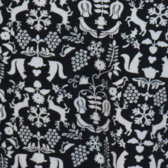 🌲🖤🐿️ Croft & Barrow Tee · Woodland Animal Print · Size L - Picture 6 of 6